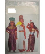 Egyptian Princess Set of Sewing Patterns Child Butterick 3586 Halloween - $9.78 CAD