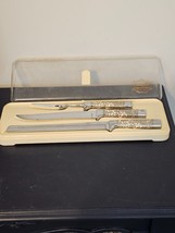 Vintage 1950s Era Carvel Hall Fine Cutlery Wedding Cake Knife Cutting Se... - $29.70