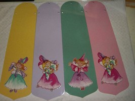 CUSTOM DESIGNED FAIRYTALE FAIRY PRINCESS CEILING FAN with MULTI COLOR BL... - $105.99