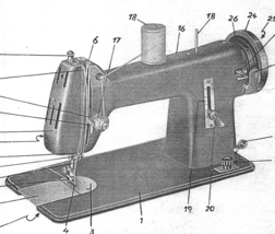 Bell 201 manual for sewing machine Enlarged - £10.02 GBP