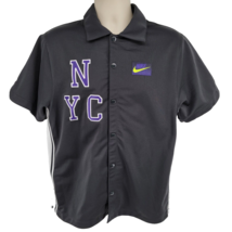 Nike NYCOURT Challenge Tennis Snap Button Shirt CJ3300-045 Size M Black - £23.23 GBP