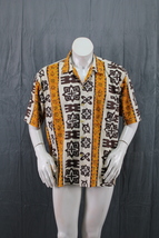 Retro Surf Shirt - Billabong Tribal Hawaiian Shirt - Men&#39;s Large  - £59.95 GBP