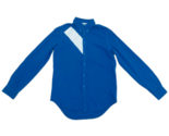 HELMUT LANG Unisex Chemise En Jean Solide Bleue Taille S HLM44494 - $201.56