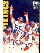 MINNESOTA VIKINGS &#39;88-MEDIA GUIDE-RICH GANNON VG - £14.74 GBP