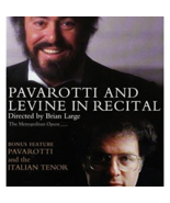 LUCIANO PAVAROTTI &amp; JAMES LEVINE IN RECITAL DVD - SEALED &amp; OUT-OF-PRINT - $24.70