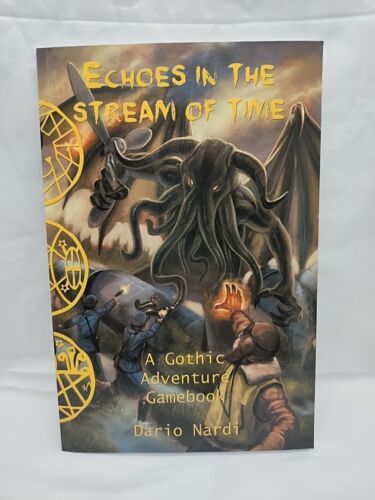 Echoes In The Stream Of Time A Gothic Adventure Gamebook Dario Nardi - $14.84