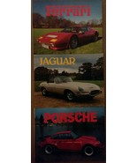 Ferrari Jaguar &amp; Porsche Color Library Photo Book Set of 3 - $44.36 CAD