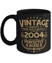 Vintage Birthday Mug Funny Coffee Mug For Him 2004 Perfectly Aged Bday Present  - £14.39 GBP