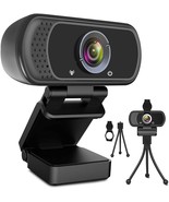 Webcam HD 1080p Web Camera, USB PC Computer Webcam with Microphone - £72.05 GBP