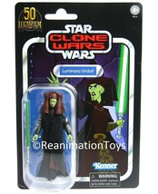 Star Wars 50th Anniversary VC215 Clone Wars Luminara Unduli Mint on Card MOC - £39.95 GBP