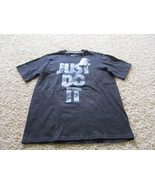 BNWT Nike short sleeve crew neck boys tee, black, Size L(12-13Y), 100% c... - $20.58 CAD