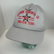 SAC Southern Associates Co. LONGVIEW TEXAS Vintage Rope Baseball Cap Hat... - $9.85