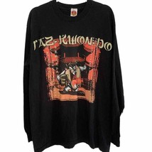Looney Tunes Vintage 1998 Taz Kwon Do Long Sleeve Graphic Tee XL - £52.31 GBP