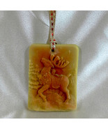 Blackened Beeswax Ornament - Prancer the Reindeer - handmade w/essential... - $101.67 MXN