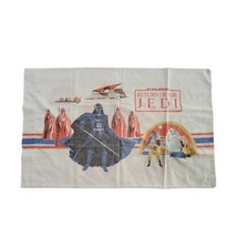 Star Wars Return of the Jedi single pillowcase Vintage 1983 Darth Vader Lucas - $19.79