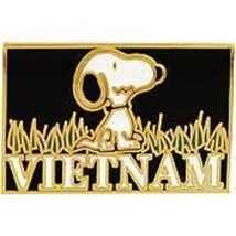Vietnam War Veteran Snoopy P EAN Uts Lapel Pin Badge - £15.65 GBP
