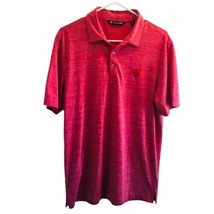 Travis Mathew Heater Polo Short Sleeve Golf Course “SH” Logo Fuschia Pink Med #1 - £26.11 GBP