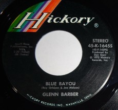 Glenn Barber 45 RPM - Blue Bayou / Unexpected Goodbye NM / NM VG++ E8 - $47.95 MXN