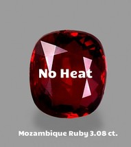 Fine GRS certified Natural Ruby Red, No Heat, Oval from Mozambique - £18,183.41 GBP