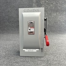 Siemens HF361 Heavy Duty 30A 600V 3P Indoor Fusible Safety Switch Discon... - $74.24