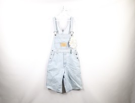 NOS Vintage 90s Streetwear Womens Medium Denim Jean Shortalls Overalls Blue - $118.75
