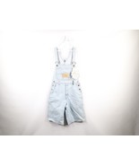 NOS Vintage 90s Streetwear Womens Medium Denim Jean Shortalls Overalls Blue - $118.75