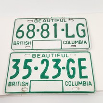 1979 British Columbia License Plate Commercial Truck Lot Green 68-81-LG ... - £30.47 GBP