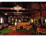Black Marlin Tiki Bar Yanuca Island Resort Fiji UNP Chrome Postcard S13 - $5.89