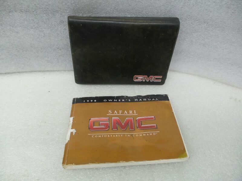 GMC Safari Minivan Safarivan 1998 Owners Manual w/ Case 17428 - $12.86