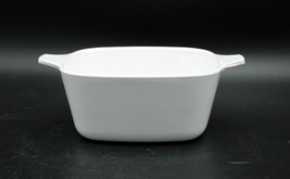 Vintage Corning P-43-B 700mL Casserole Dish Milk Glass White 5&quot;x5&quot;x2&quot; *No Lid* - £6.32 GBP