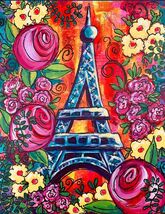 Florals in Paris Painting Kit - Paint Your Own - Canvas Painting - Paint... - $38.00