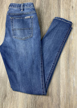 Carhartt Slim Fit Skinny Leg Jeans Size Women’s 8 Tall , Blue 102734 - £14.73 GBP