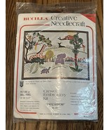 Vintage Bucilla Creative Needlecraft Crewel Embroidery Kit Jungle Harmon... - $197.99