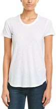 James Perse Women&#39;s WSVH3037CU Crewneck Tee Shirt Top White ( 4 ) - £58.56 GBP