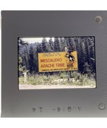 35mm Slide Mescalero Apache Tribe Sign 1984 New Mexico - $9.03