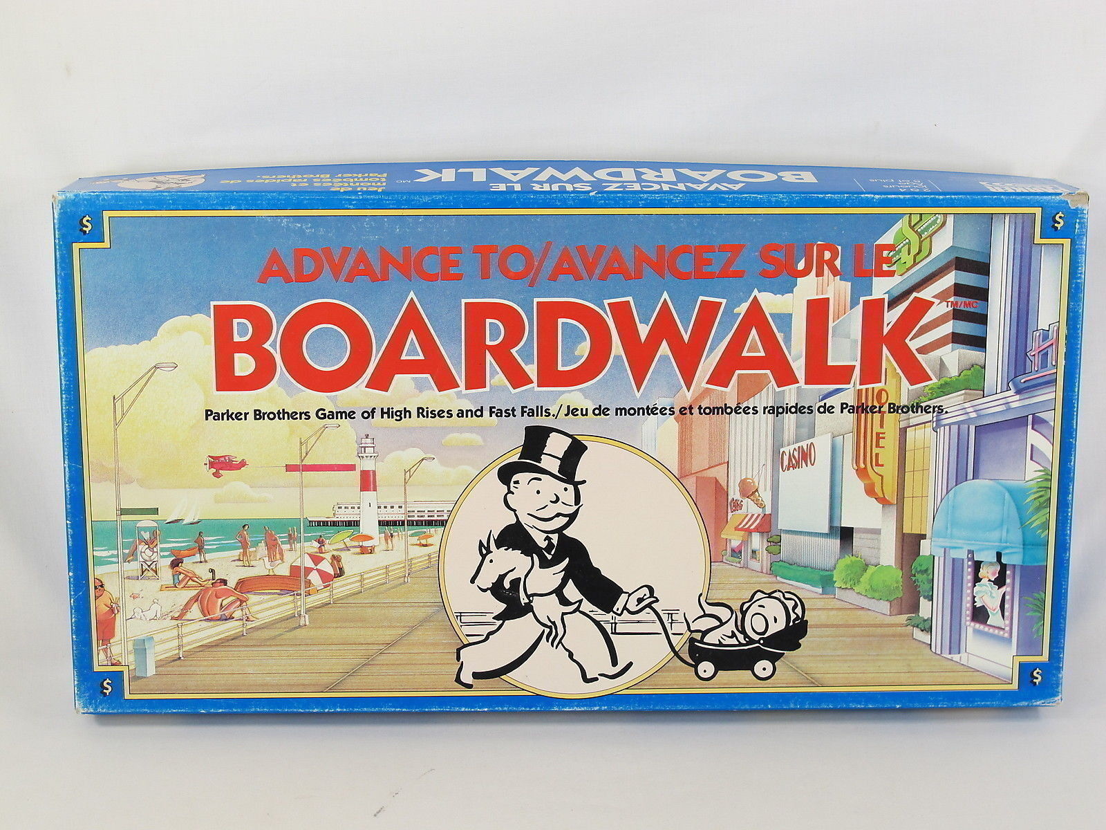 Advance to Boardwalk Board Game 1985 Parker Brothers 100% Complete Excellent - $12.75