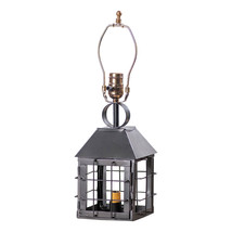Irvins Country Tinware Colonial Lamp Base in Smokey Black - £70.38 GBP