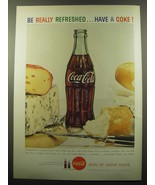 1959 Coca-Cola Soda Ad - Be really refreshed.. have a coke! - £14.55 GBP