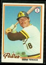 Vintage 1978 TOPPS Baseball Trading Card #240 GENE TENACE San Diego Padres - £7.20 GBP