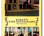 Bonat&#39;s Ristorante Café Doppio Vista New York Città Ny Nyc Unp Cromo Car... - $3.36