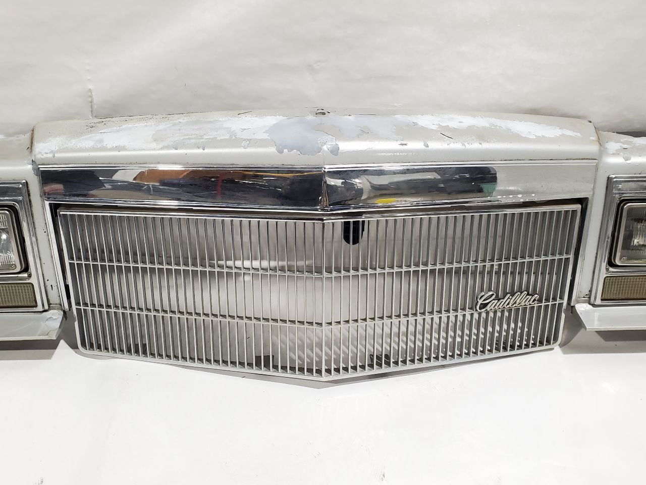 1983 1984 Cadillac Fleetwood OEM Header Panel With Grille And Headlights  Item image 8
