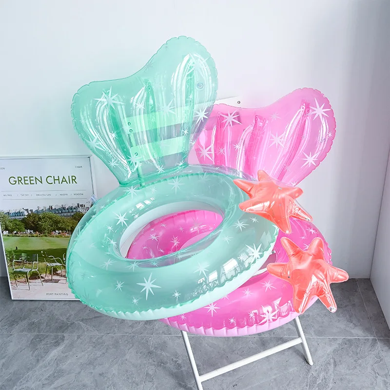 Mermaid Inflatable Swimming Ring Kids Arm Floaties Swim Circle Swim Arm ... - $20.43+