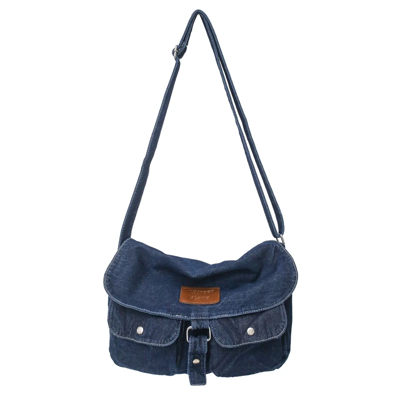 Denim Hobo Crossbody Bags For Women New Trends Purses And Handbags Multi... - $74.51