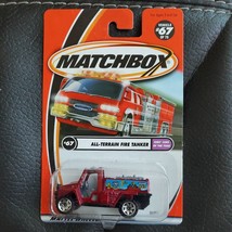 MATCHBOX-ALL-TERRAIN FIRE TANKER 2001 Kids Cars of The Year - #67 OF 75 ... - $8.54
