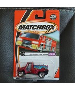 MATCHBOX-ALL-TERRAIN FIRE TANKER 2001 Kids Cars of The Year - #67 OF 75 ... - £6.71 GBP
