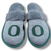 University Of Oregon Ducks Slippers Size XL (11-12) Womens Comfy Embroidery Gray - £21.88 GBP