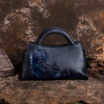 New Genuine Leather Women&#39;s Messenger Bag Women High Quality Ladies Desi... - £98.69 GBP