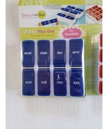 Detach N Go 7 Day Single Daily Detachable Pill Organizer +1Extra Sun NIP... - $7.61