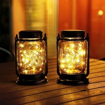 Hanging Solar Lantern, 4 Pack Solar Powered Waterproof Landscape Lanterns - £43.16 GBP