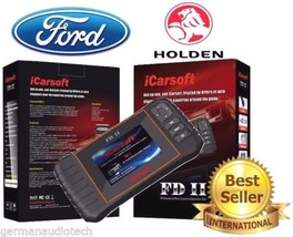 iCARSOFT FDII FORD LINCOLN HOLDEN OBD2 DIAGNOSTIC SCAN TOOL ERASE FAULT ... - £157.28 GBP